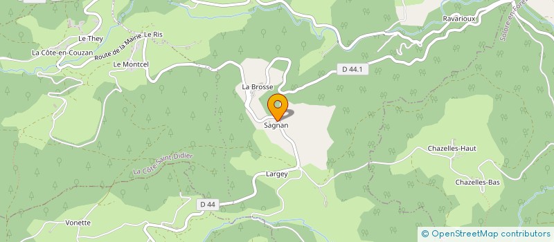 localisation de l'entreprise R.M.T.  SAINT-DIDIER-SUR-ROCHEFORT