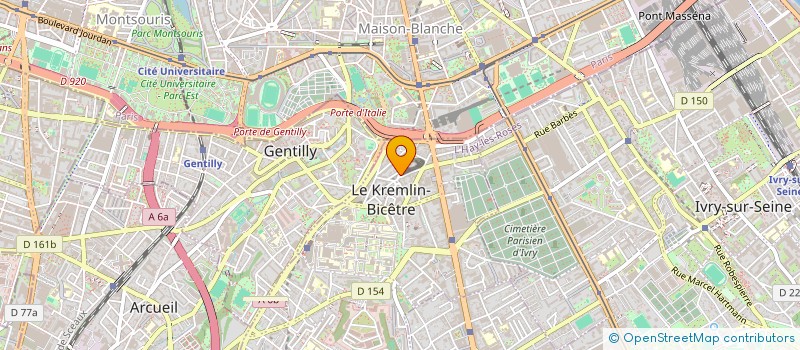 localisation de l'entreprise R.M.T  KREMLIN BICETRE