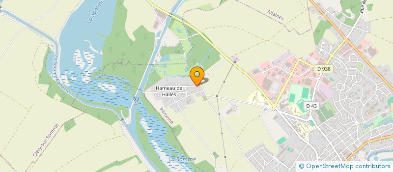 localisation de l'entreprise R.M.T.B. (RENOVATION MACONNERIE TRAVAUX BATIMENT)  PERONNE