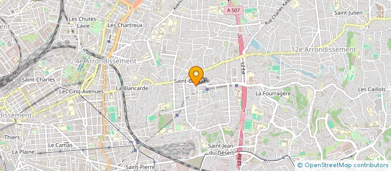 localisation de l'entreprise R.M.T.F. à MARSEILLE