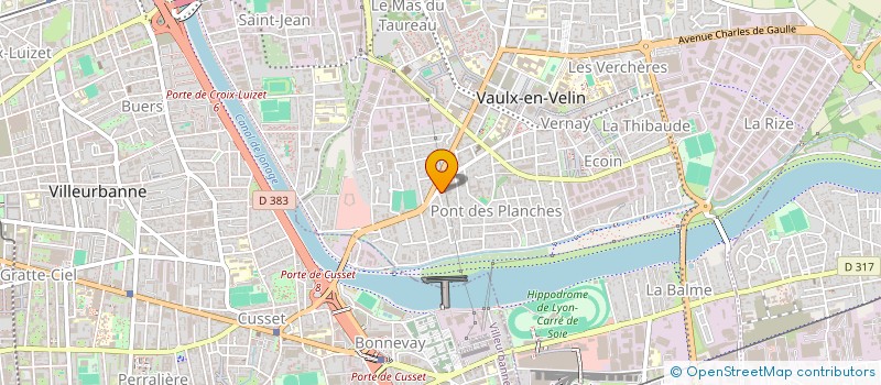 localisation de l'entreprise R.M.T.S COIFFURE  VAULX-EN-VELIN