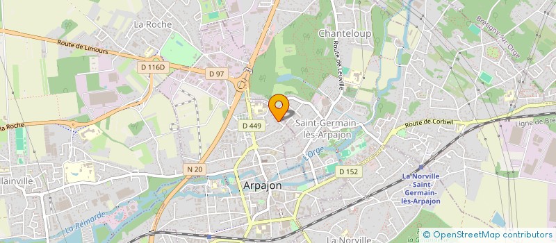 localisation de l'entreprise R.M.TECH INDUSTRIES à ARPAJON