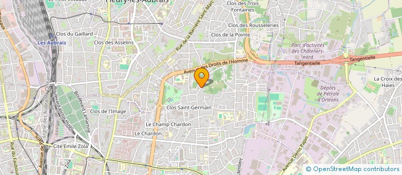 localisation de l'entreprise R&M TRANSPORTS à ORLEANS