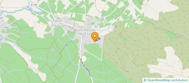 localisation de l'entreprise R.M.V (REPERTOIRE MUSICAL VARIE) BAHIA ME LEVA  SAINT-BAUZILLE-DE-LA-SYLVE