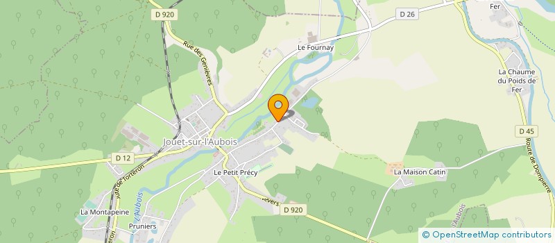 localisation de l'entreprise R-MECA RECTIFICATION à JOUET-SUR-L'AUBOIS
