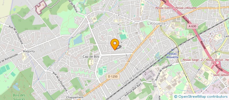 localisation de l'entreprise R-MER à PESSAC