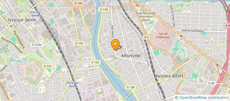 localisation de l'entreprise R MESCAB à ALFORTVILLE