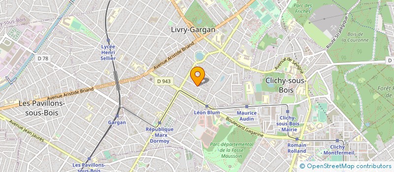 localisation de l'entreprise R&METAL à LIVRY-GARGAN