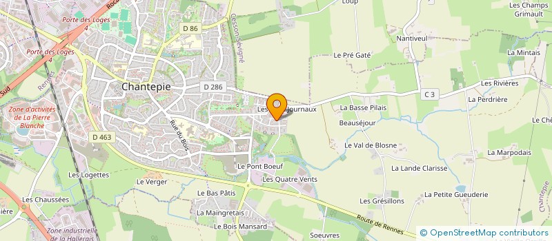 localisation de l'entreprise R'MIONE  CHANTEPIE