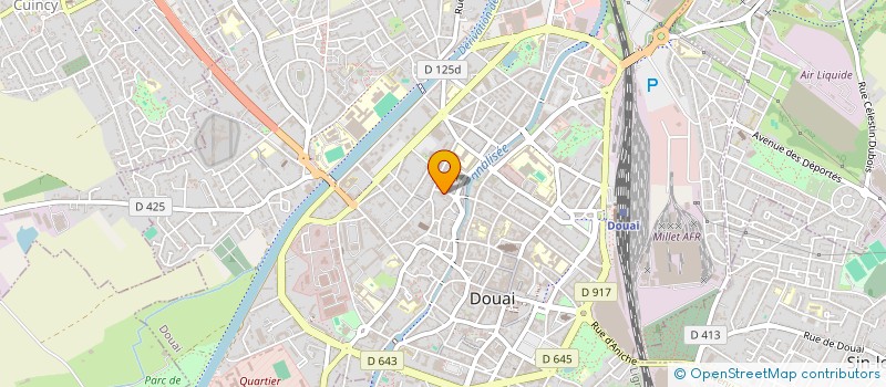 localisation de l'entreprise R MUSIC à DOUAI