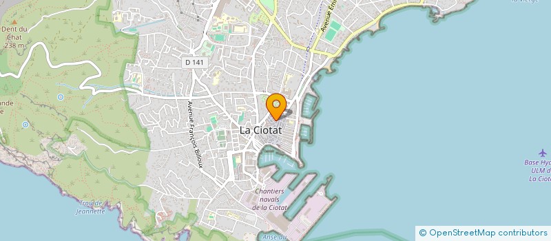 localisation de l'entreprise R.N.F ART&BAT  LA CIOTAT