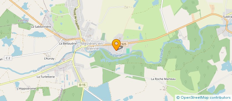 localisation de l'entreprise R&N FINANCES à MEZIERES-EN-BRENNE