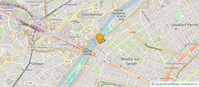 localisation de l'entreprise R.N.G.W à NEUILLY-SUR-SEINE