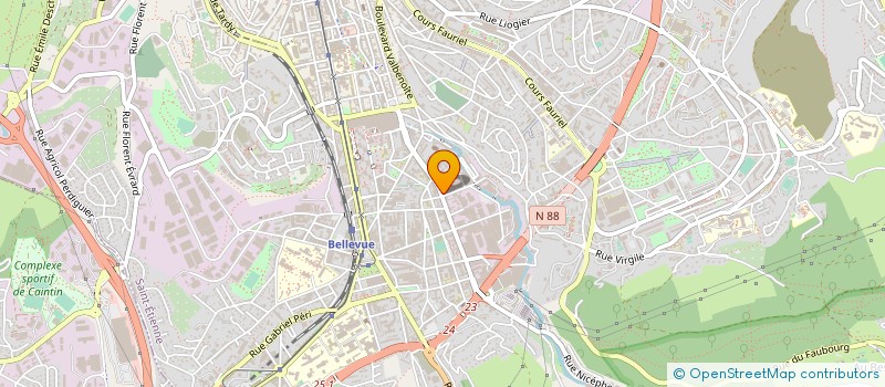 localisation de l'entreprise R N RESTAURATION  SAINT-ETIENNE