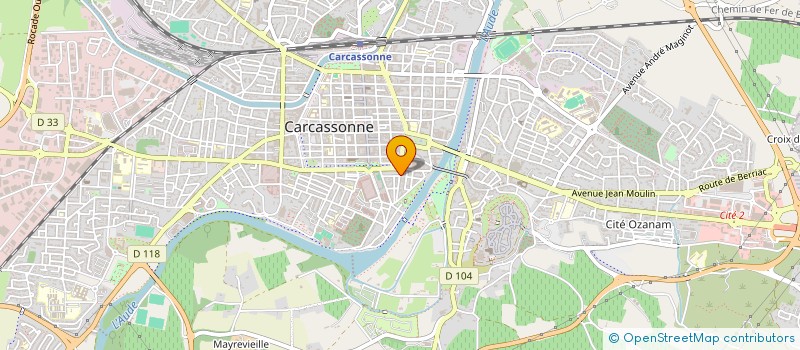 localisation de l'entreprise R. N. S. 11 à CARCASSONNE