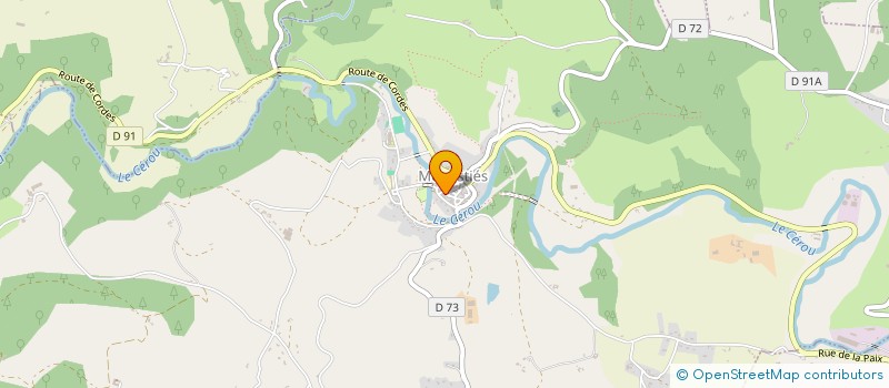 localisation de l'entreprise R'NE SENS  MONESTIES