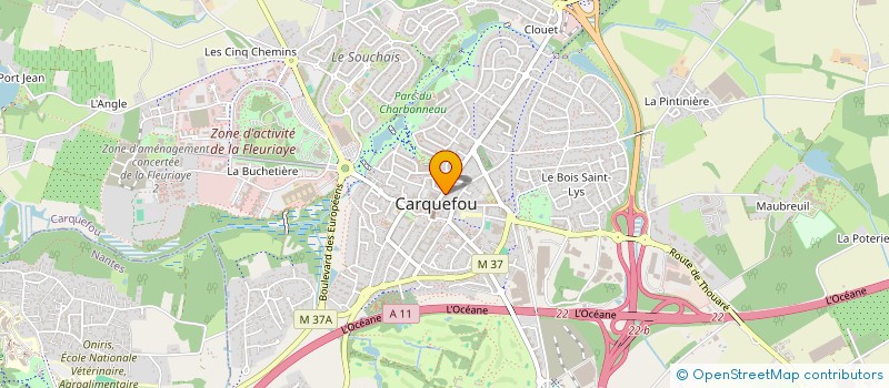 localisation de l'entreprise R-NEXT à CARQUEFOU