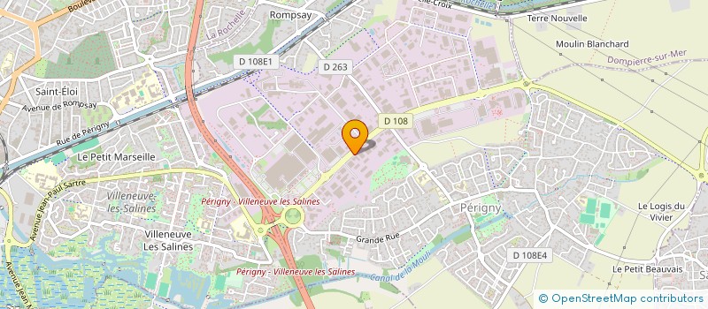 localisation de l'entreprise R & O à PERIGNY