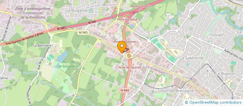 localisation de l'entreprise R O C 9 à SAINT-HERBLAIN