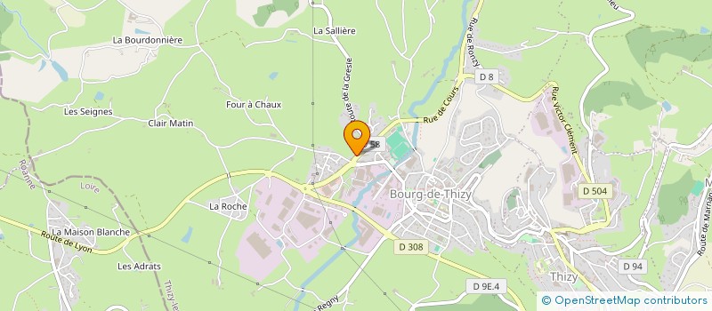 localisation de l'entreprise R.O.C.H.A.R.M. à THIZY-LES-BOURGS