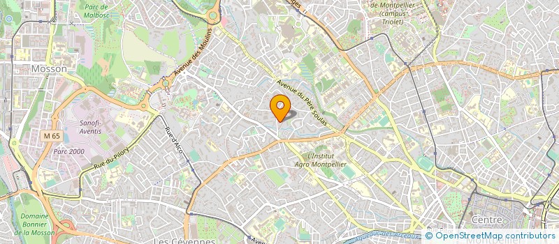 localisation de l'entreprise R O D (RENOVATION OPTIMISATION DISTRIBUTION) à MONTPELLIER