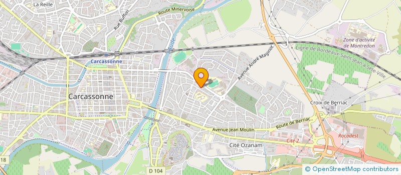 localisation de l'entreprise R/O ENERGIE  CARCASSONNE
