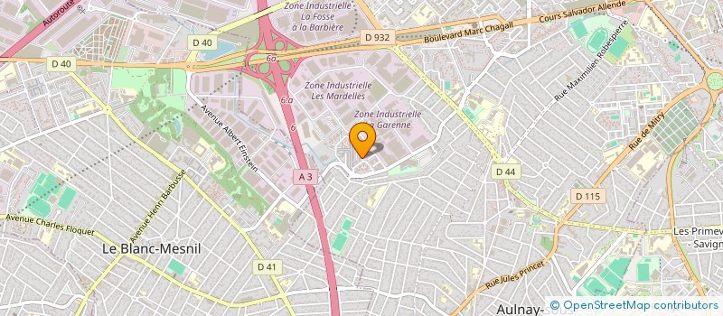 localisation de l'entreprise R.O EXPRESS SARL à AULNAY-SOUS-BOIS