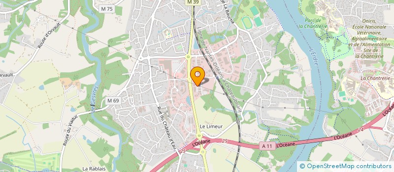 localisation de l'entreprise R.O.M.A à CHAPELLE-SUR-ERDRE (LA)