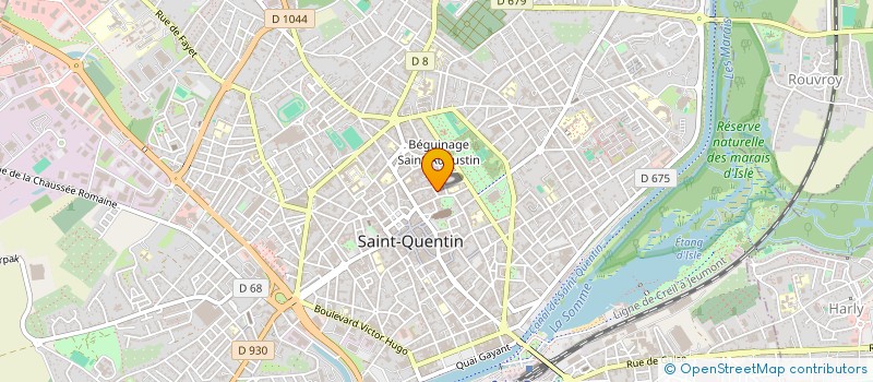 localisation de l'entreprise R&P à SAINT-QUENTIN