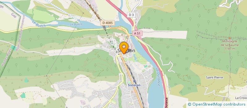 localisation de l'entreprise R P A LES VISITANDINES à SISTERON