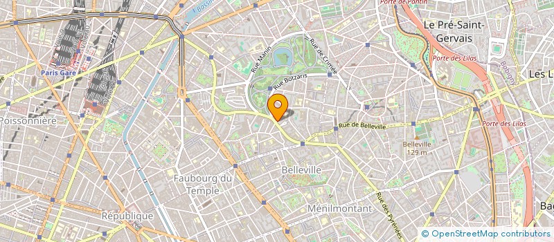 localisation de l'entreprise R P BAT  PARIS