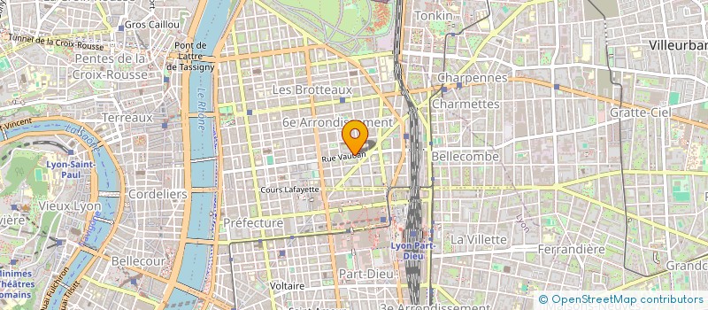 localisation de l'entreprise R P BAT à LYON