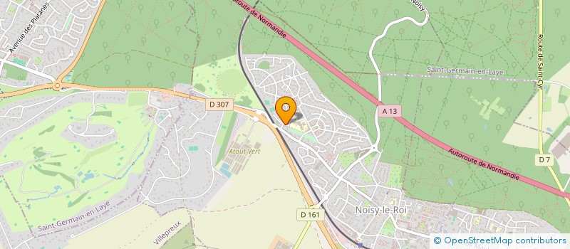 localisation de l'entreprise R.P.C.S MULTITECHNIQUE  NOISY-LE-ROI