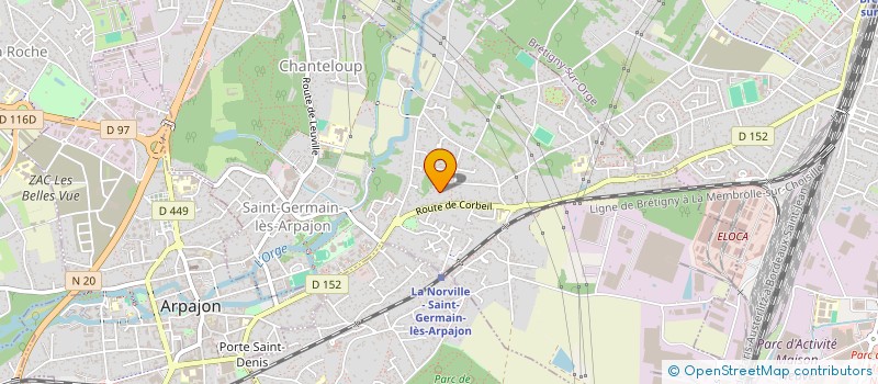 localisation de l'entreprise R.P COMPAGNIE  SAINT-GERMAIN-LES-ARPAJON