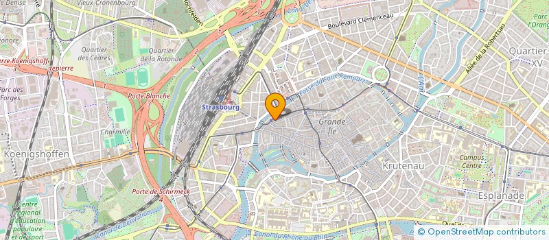 localisation de l'entreprise R&P ENTERTAINMENTS à STRASBOURG
