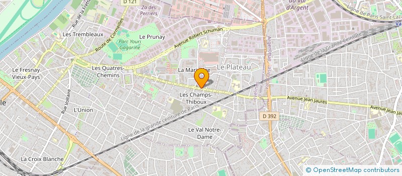 localisation de l'entreprise R P H M  SARTROUVILLE