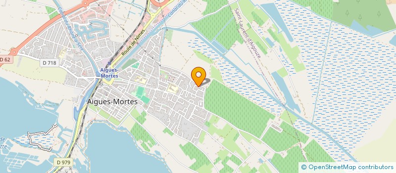 localisation de l'entreprise R.P. HOLDING  AIGUES-MORTES