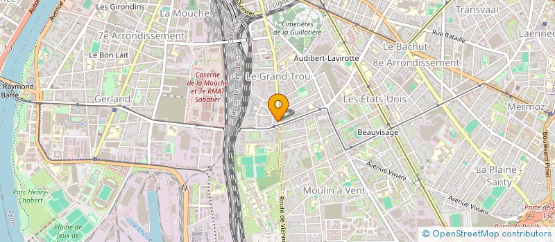 localisation de l'entreprise R.P. IMMO  LYON