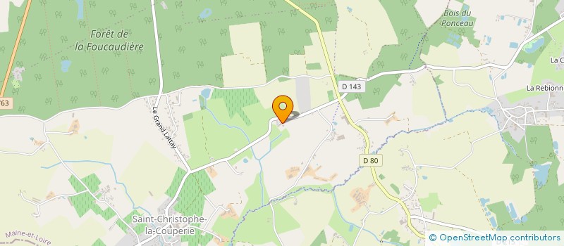 localisation de l'entreprise R&P IMMO  OREE-D'ANJOU