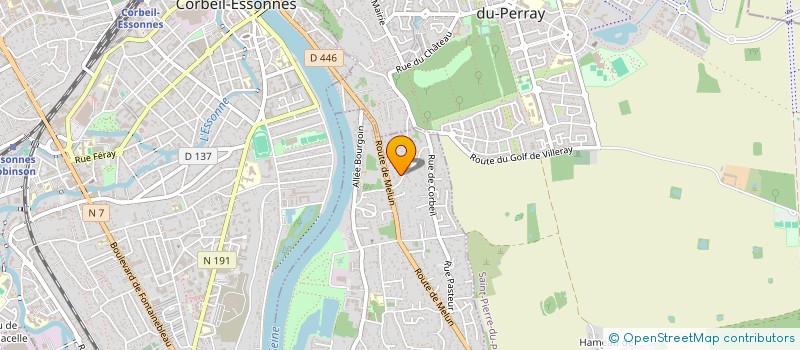 localisation de l'entreprise R.P.L. à SAINTRY-SUR-SEINE