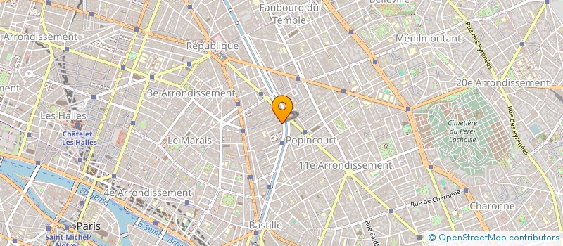 localisation de l'entreprise R.P.M  PARIS