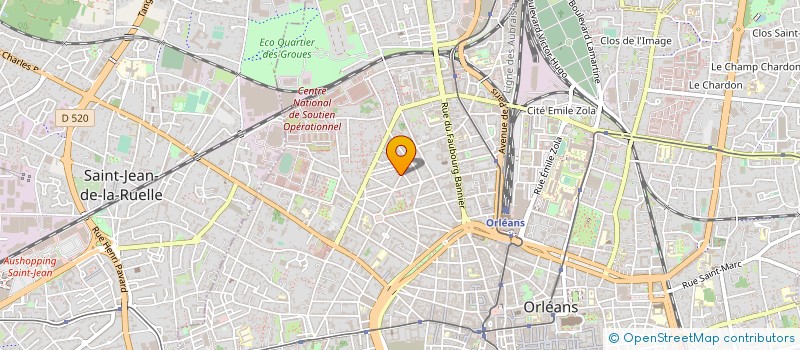 localisation de l'entreprise R-P-M à ORLEANS