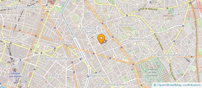 localisation de l'entreprise R P M BAT  PARIS