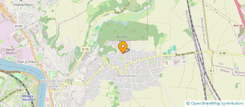 localisation de l'entreprise R.P.M. GARANTIE HOLDING  MONTANAY