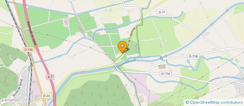 localisation de l'entreprise R.P.O. TRAXX  SENAS