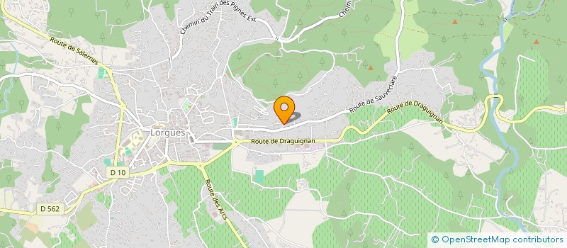 localisation de l'entreprise R.P.P à FREJUS