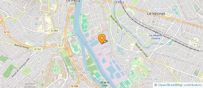 localisation de l'entreprise R.P PARTICIPATIONS  CROISSY-SUR-SEINE