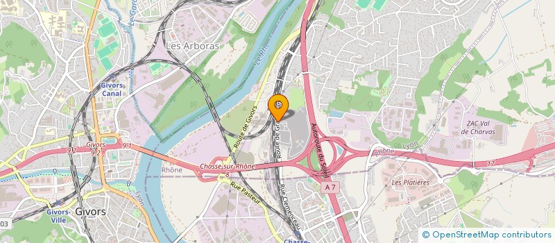 localisation de l'entreprise R.P. RECYCLAGE  TERNAY