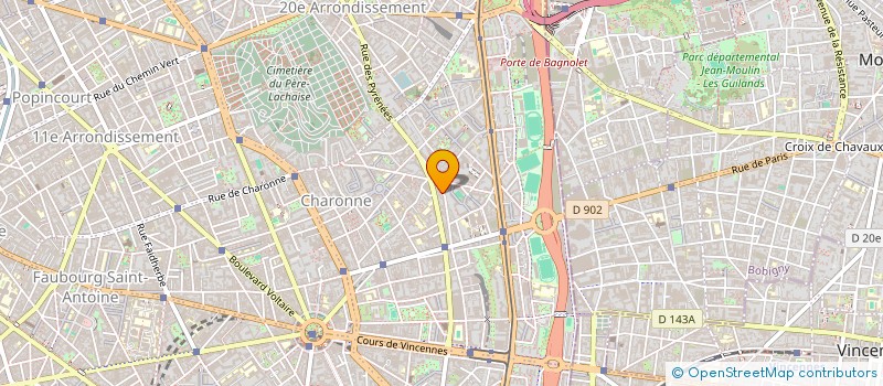 localisation de l'entreprise R.P.S  PARIS