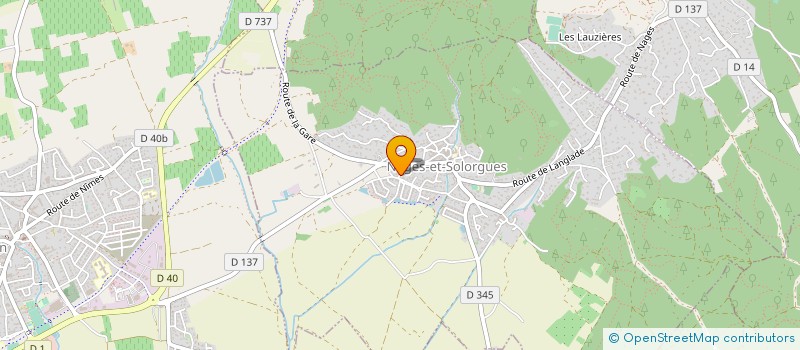 localisation de l'entreprise R.P.S.S. (RENOVATION PEINTURE SABLAGE ST  NAGES-ET-SOLORGUES